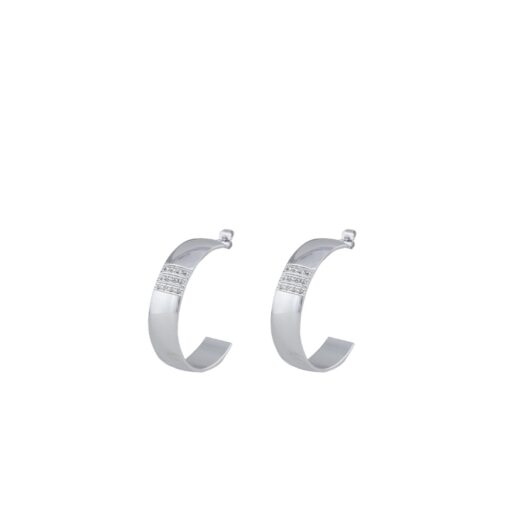 03X03 00069 1 oxette heavy metal earrings silver